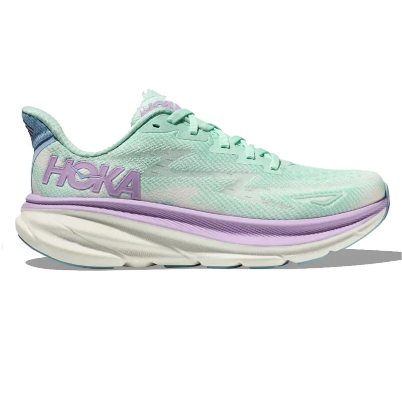 Hoka One One Women's Clifton 9 Running Shoes Sunlit Ocean/Lilac Mist